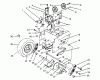 Toro 38573 (828) - 828 Power Shift Snowthrower, 1988 (8000001-8999999) Ersatzteile TRACTION DRIVE ASSEMBLY