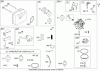 Toro 38584 - Power Clear Snowthrower, 2009 (290000001-290999999) Ersatzteile MUFFLER, CARBURETOR AND INTAKE MANIFOLD ASSEMBLY BRIGGS AND STRATTON 084233-0199-E8