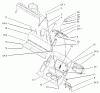 Toro 38601 - Snow Commander Snowthrower, 2005 (250000001-250999999) Ersatzteile LOWER HOUSING ASSEMBLY