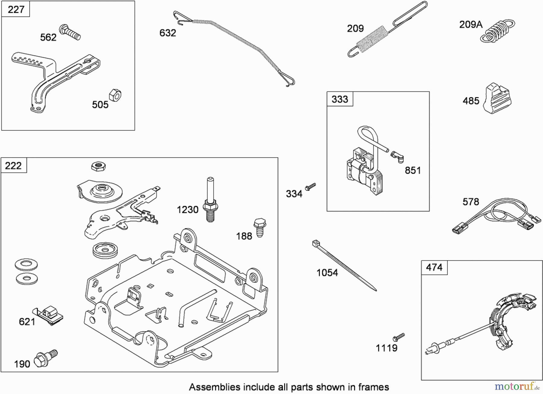  Toro Neu Snow Blowers/Snow Throwers Seite 2 38629C (826 OE) - Toro Power Max 826 OE Snowthrower, 2009 (290000001-290999999) GOVERNOR, CONTROLS AND IGNITION ASSEMBLY BRIGGS AND STRATTON 15D104-0113-E8