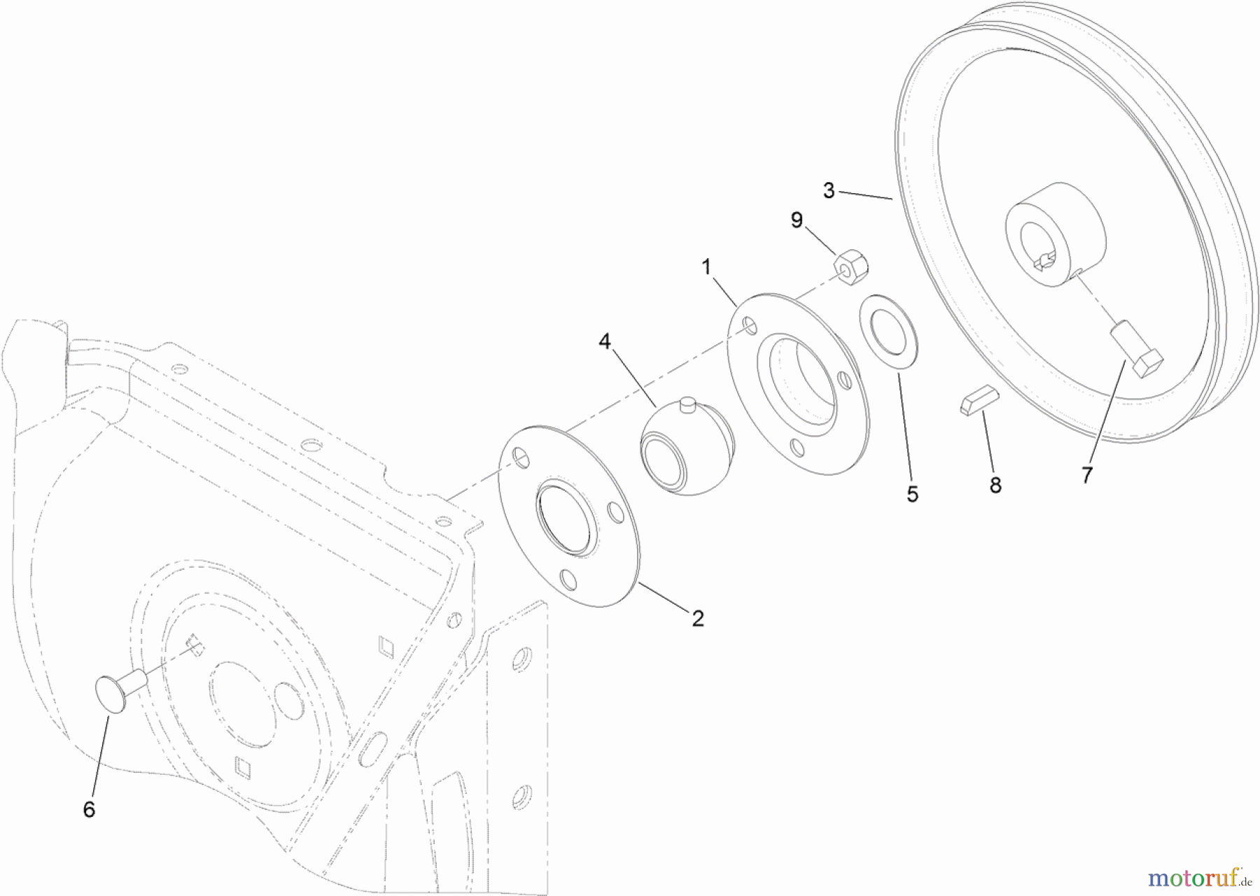  Toro Neu Snow Blowers/Snow Throwers Seite 2 38822 (928 OXE) - Toro Power Max Heavy Duty 928 OXE Snowthrower, 2013 (SN 313000001-313999999) IMPELLER ASSEMBLY