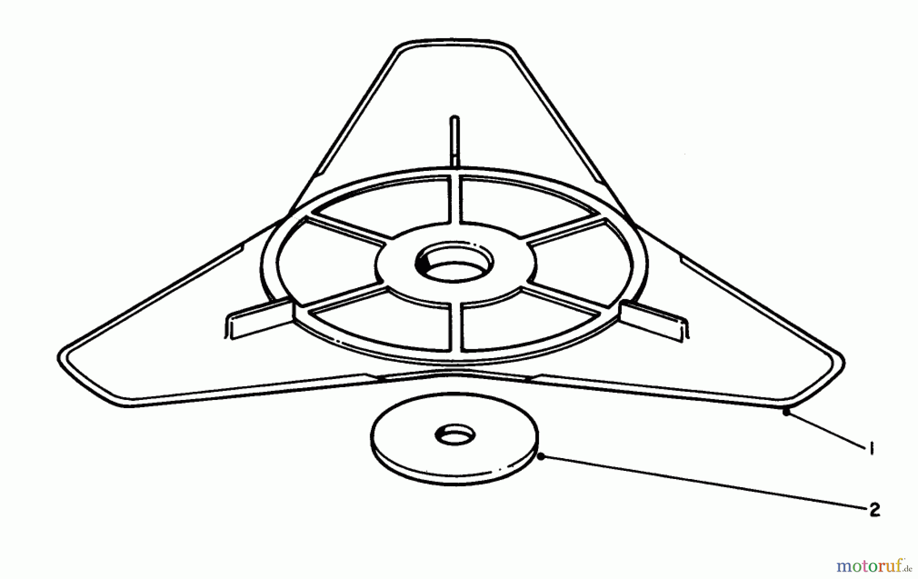  Toro Neu Trimmers, String/Brush 51616 (TC 650) - Toro TC 650 Gas Trimmer, 1985 (5000001-5999999) FLEX BLADE KIT NO. 44-9870 (OPTIONAL)