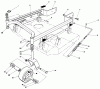 Mähdecks 30136 - Toro 36" Side Discharge Mower (SN: 5000001 - 5999999) (1985) Ersatzteile 36" CARRIER FRAME MODEL NO. 30136