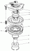 Mähdecks 30136 - Toro 36" Side Discharge Mower (SN: 5000001 - 5999999) (1985) Ersatzteile CLUTCH ASSEMBLY NO. 54-3200