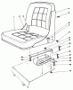 Mähdecks 30562 - Toro 62" Side Discharge Mower, GM 200 Series (SN: 30001 - 39999) (1983) Ersatzteile SEAT KIT NO. 30764