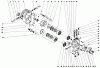 Mähdecks 30562 - Toro 62" Side Discharge Mower, GM 200 Series (SN: 30001 - 39999) (1983) Ersatzteile TRANSMISSION ASSEMBLY 46-7240