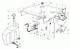 Mähdecks 30768 - Toro 52" Rear Discharge Mower (SN: 7000001 - 7999999) (1987) Ersatzteile HOOD GAS & HYDRAULIC TANK ASSEMBLY