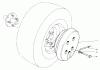 Mähdecks 30768 - Toro 52" Rear Discharge Mower (SN: 7000001 - 7999999) (1987) Ersatzteile WHEEL WEIGHT KIT MODEL NO. 56-6620 (OPTIONAL) (FOR 44" SNOW THROWER MODEL NO. 30761)