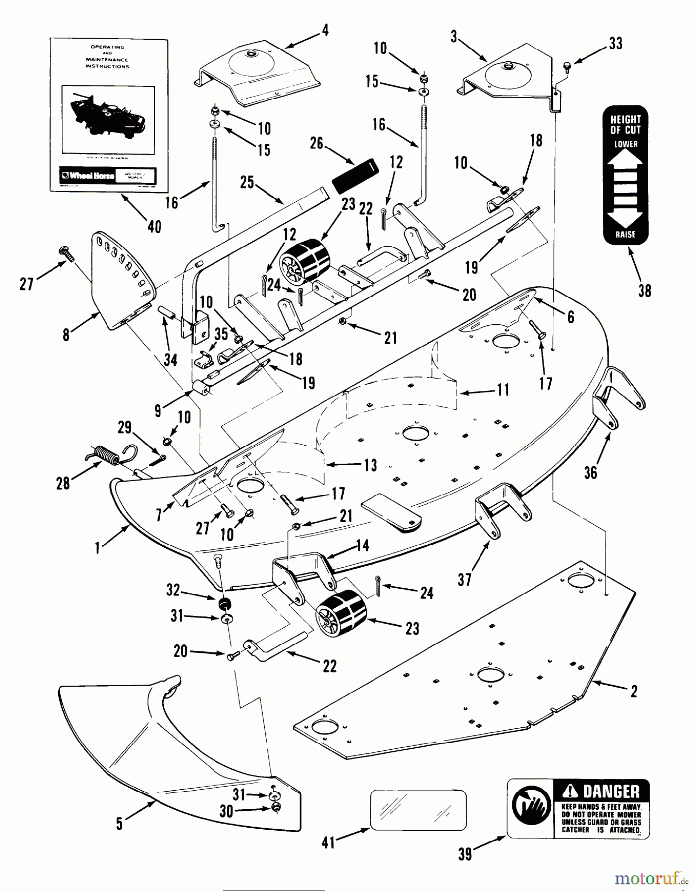  Mähdecks 05-38SY01 - Toro 38