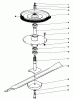 Mähdecks 30133 - Toro 32" Recycler Mower (SN: 0000001 - 0999999) (1990) Ersatzteile DRIVE SPINDLE ASSEMBLY