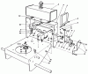 Mähdecks 30152 - Toro 52" Side Discharge Mower (SN: 400001 - 499999) (1984) Ersatzteile FRAME ASSEMBLY