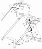 Mähdecks 30152 - Toro 52" Side Discharge Mower (SN: 400001 - 499999) (1984) Ersatzteile HANDLE ASSEMBLY