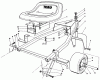 Mähdecks 30152 - Toro 52" Side Discharge Mower (SN: 400001 - 499999) (1984) Ersatzteile SULKY MODEL NO. 30120 (OPTIONAL)