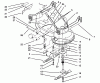 Mähdecks 30137 - Toro 37" Recycler Mower (SN: 490286 - 491035) (1994) Ersatzteile DECK & SPINDLE ASSEMBLY