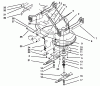 Mähdecks 30137 - Toro 37" Recycler Mower (SN: 491036 - 499999) (1994) Ersatzteile DECK & SPINDLE ASSEMBLY