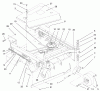 Mähdecks 30138 - Toro 92cm Side Discharge Mower (SN: 220000001 - 220999999) (2002) Ersatzteile FRAME BELT AND WHEEL ASSEMBLY