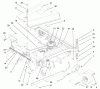 Mähdecks 30138 - Toro 92cm Side Discharge Mower (SN: 990001 - 999999) (1999) Ersatzteile FRAME, BELT AND WHEEL ASSEMBLY