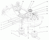 Mähdecks 30147 - Toro 112cm Side Discharge Mower (SN: 200000001 - 200999999) (2000) Ersatzteile SPINDLE AND IDLER ASSEMBLY