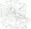 Mähdecks 30149 - Toro 44" Side Discharge Mower (SN: 220000001 - 220999999) (2002) Ersatzteile DECK AND COVER ASSEMBLY