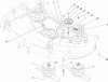 Mähdecks 30149 - Toro 44" Side Discharge Mower (SN: 250000001 - 250999999) (2005) Ersatzteile SPINDLE AND IDLER ASSEMBLY