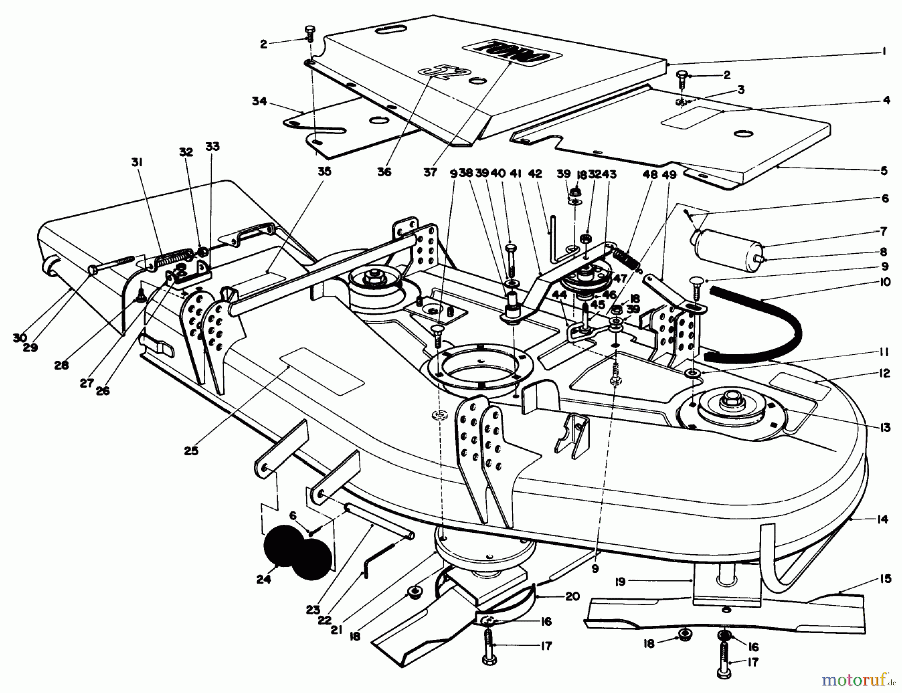  Mähdecks 30152 - Toro 52