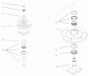 Mähdecks 30154 - Toro 52" Recycler Mower (SN: 690001 - 699999) (1996) Ersatzteile SPINDLES NO. 54-7781