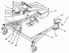 Mähdecks 30162 - Toro 62" Side Discharge Mower (SN: 490001 - 492000) (1994) Ersatzteile CARRIER FRAME