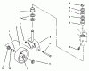 Mähdecks 30162 - Toro 62" Side Discharge Mower (SN: 490001 - 492000) (1994) Ersatzteile CASTER FORK ASSEMBLY