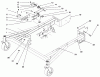 Mähdecks 30162 - Toro 62" Side Discharge Mower (SN: 790001 - 799999) (1997) Ersatzteile CARRIER FRAME