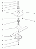 Mähdecks 30162 - Toro 62" Side Discharge Mower (SN: 790001 - 799999) (1997) Ersatzteile SPINDLE ASSEMBLY & BLADE