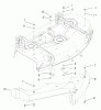 Mähdecks 30543 - Toro 44" Recycler Mower, Groundsmaster 120 (SN: 790001 - 799999) (1997) Ersatzteile BAFFLES AND KICKER PLATES