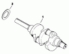 Mähdecks 30544 - Toro 44" Side Discharge Mower, Groundsmaster 117/120 (SN: 000001 - 099999) (1990) Ersatzteile CRANKSHAFT ENGINE KOHLER MODEL NO. M18QS-24615