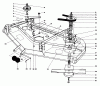 Mähdecks 30544 - Toro 44" Side Discharge Mower, Groundsmaster 117/120 (SN: 000001 - 099999) (1990) Ersatzteile CUTTING UNIT MODEL NO. 30768 #1