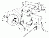 Mähdecks 30544 - Toro 44" Side Discharge Mower, Groundsmaster 117/120 (SN: 000001 - 099999) (1990) Ersatzteile REAR AXLE ASSEMBLY