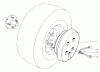 Mähdecks 30544 - Toro 44" Side Discharge Mower, Groundsmaster 117/120 (SN: 000001 - 099999) (1990) Ersatzteile WHEELWEIGHT KIT MODEL NO. 56-6620 (OPTIONAL) (FOR 44" SNOW THROWER MODEL NO. 30761)