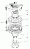 Mähdecks 30544 - Toro 44" Side Discharge Mower, Groundsmaster 117/120 (SN: 100001 - 199999) (1991) Ersatzteile CLUTCH ASSEMBLY NO. 54-0220