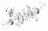 Mähdecks 30544 - Toro 44" Side Discharge Mower, Groundsmaster 117/120 (SN: 100001 - 199999) (1991) Ersatzteile CRANKCASE-ENGINE KOHLER MODEL NO. M18QS-24657