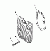 Mähdecks 30544 - Toro 44" Side Discharge Mower, Groundsmaster 117/120 (SN: 100001 - 199999) (1991) Ersatzteile CYLINDER HEAD-ENGINE KOHLER MODEL NO. M18QS-24657