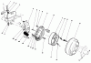 Mähdecks 30768 - Toro 52" Rear Discharge Mower (SN: 2000001 - 2999999) (1992) Ersatzteile BRAKE KIT MODEL NO. 30758 (OPTIONAL) #1