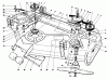 Mähdecks 30768 - Toro 52" Rear Discharge Mower (SN: 2000001 - 2999999) (1992) Ersatzteile CUTTING UNIT MODEL NO. 30747 #1