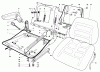 Mähdecks 30768 - Toro 52" Rear Discharge Mower (SN: 2000001 - 2999999) (1992) Ersatzteile DELUXE SUSPENSION SEAT MODEL NO. 30756 (OPTIONAL)