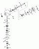 Mähdecks 30768 - Toro 52" Rear Discharge Mower (SN: 2000001 - 2999999) (1992) Ersatzteile GEAR BOX ASSEMBLY MODEL NO. 1100-010 (FOR CUTTING UNITS MODEL NO. 30753,30768 & 30747)