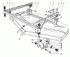 Mähdecks 30768 - Toro 52" Rear Discharge Mower (SN: 9000001 - 9999999) (1989) Ersatzteile CUTTING UNIT MODEL NO. 30768 #3