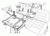 Mähdecks 30768 - Toro 52" Rear Discharge Mower (SN: 9000001 - 9999999) (1989) Ersatzteile DELUXE SUSPENSION SEAT MODEL NO. 30756 (OPTIONAL)