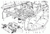 Mähdecks 30768 - Toro 52" Rear Discharge Mower (SN: 9000001 - 9999999) (1989) Ersatzteile FRAME & JACKSHAFT ASSEMBLY