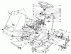 Mähdecks 30768 - Toro 52" Rear Discharge Mower (SN: 9000001 - 9999999) (1989) Ersatzteile FRAME & STEERING ASSEMBLY