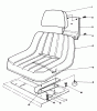 Mähdecks 30768 - Toro 52" Rear Discharge Mower (SN: 9000001 - 9999999) (1989) Ersatzteile STANDARD SEAT KIT MODEL NO. 30746 (OPTIONAL)