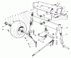 Mähdecks 30544 - Toro 44" Side Discharge Mower, Groundsmaster 120 (SN: 600001 - 699999) (1986) Ersatzteile FRONT AXLE ASSEMBLY