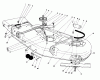 Mähdecks 30768 - Toro 52" Rear Discharge Mower (SN: 8000001 - 8999999) (1988) Ersatzteile CUTTING UNIT MODEL NO. 30753 #1