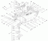 Mähdecks 30544TE - Toro 112cm Side Discharge Mower, Groundsmaster 120 (SN: 220000001 - 220999999) (2002) Ersatzteile DECK AND SPINDLE ASSEMBLY